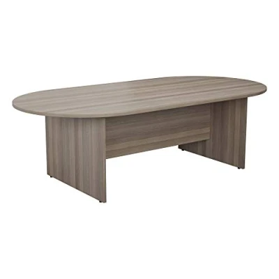 Image of TC Group 1800mm D End Meeting Table Grey Oak