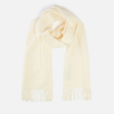 Image of Vivienne Westwood Embroidered Logo Wool Scarf