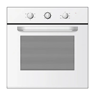 Image of Statesman BSF60WH Built In Single Cavity Fan Oven, 4 Cooking Functions, 2 Hour Timer, 65L, White
