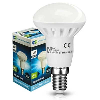 Image of Long Life Lamp Company 2 x R50 LED 5W E14 Replacment for Reflector Light Bulb Energy Saving