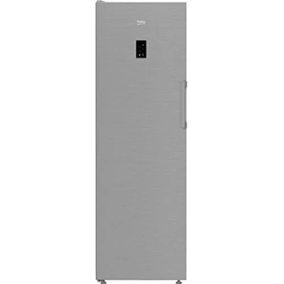 Image of Beko FNP4686PS Freestanding Tall Frost Free Freezer Electronic Display Stainless Steel