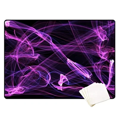 Image of ZXHH Drum Rug Mat Soundproof Rugs Non Slip Blanket For Electronic Jazz Kit Bass Snare And Other Musical Instrument Rectangle Carpet (Thicken)