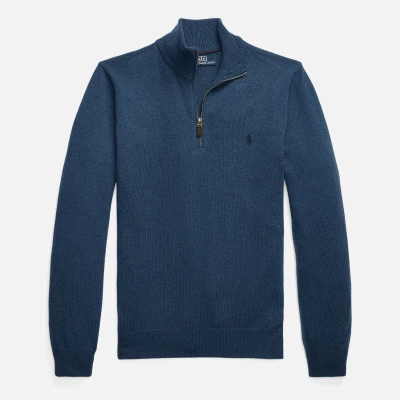 Image of Polo Ralph Lauren LONG Sleeve Jumper, Men&#039;s, Size: XXL, Rustic navy heather
