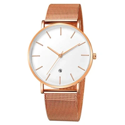 Image of MICGIGI Minimalist Wrist Watch Analog Quartz with Digital Calendar Display Men&#039;s Business