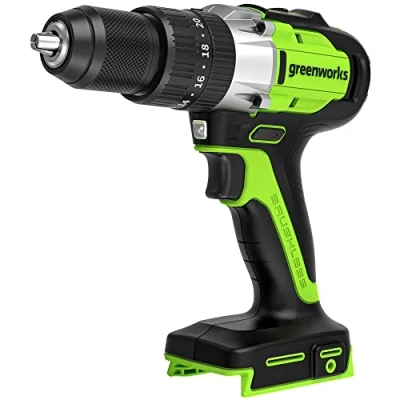 Image of Greenworks 24V Brushless 1/2&quot; Hammer Drill (530 in lbs.) Tool Only, DDG402