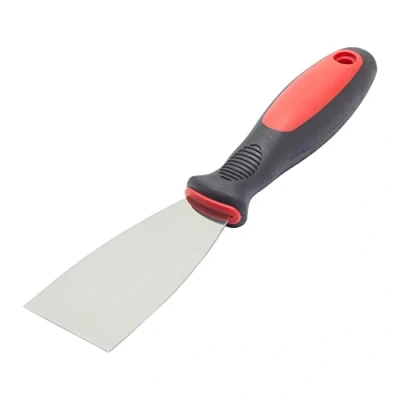 Image of Fit for The Job 2 inch Soft Grip Handle DIY Flexible Filling Knife, Putty Knife Applying &amp; Smoothing Fillers Sealants to Repair Holes Cracks, Stainless Steel Blade, 2&quot; 50mm