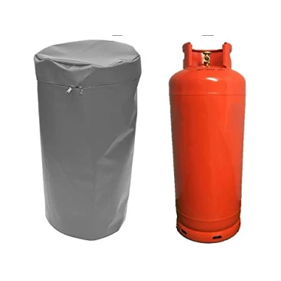 Image of BAGS4EVERYTHING 47KG GAS BOTTLE COVER IN WATERPROOF HEAVY DUTY MATERIAL (GREY)
