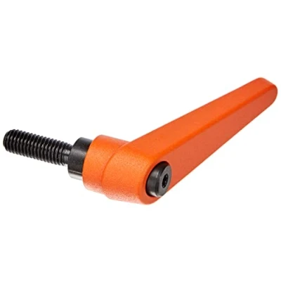 Image of HALDER 24400.0351 Adjustable Clamping levers, Orange, d1=18 mm / d2=M8 l1=25