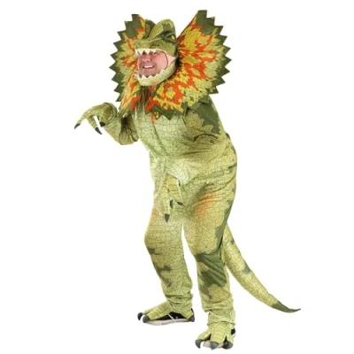 Image of Adult Dilophosaurus Plus Size Fancy Dress Costume 2X