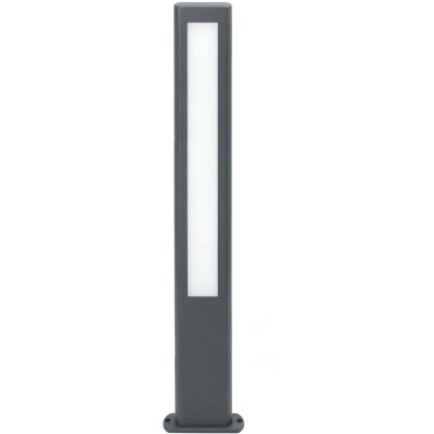 Image of Nanda LED Outdoor Tall Bollard Light Dark Grey IP54
