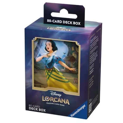 Image of Ravensburger Disney Lorcana Trading Card Game for Adults and Kids Age 8 Years Up Deck Box Snow White Set 4: Ursula&#039;s Return TCG Accessories