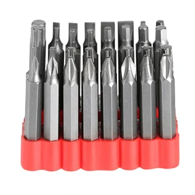Image of Qualtex Premium Quality Chrome Vanadium Steel Security Bit Set with Rubber Case (33pcs)