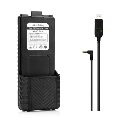 Image of Baofeng BL 5 7.4V 3800mAh Battery for UV 5R/UV 5R Plus/UV 5RTP/RD 5R/BF F8HP/ BF F9/ F9 Radio