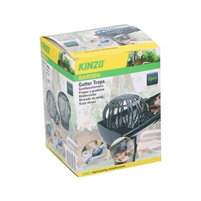 Image of Gutter Pipe Leaf Downpipe Trap Guard Protection Set of 2