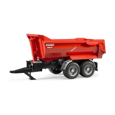 Image of Bruder Krampe tandem halfpipe tipping trailer 1:16 Toys