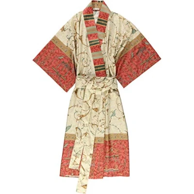 Image of Bassetti Oplontis Kimono, Cotton, Red, L XL