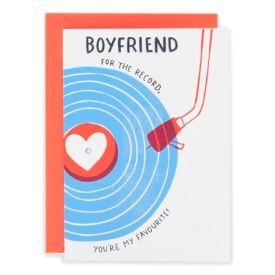 Image of Kindred Boyfriend For The Record Valentine&#039;s Day Card