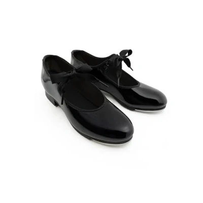 Image of Capezio Women&#039;s Jr. Tyette Tap Shoe, Black Patent, 7 UK