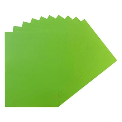 Image of Pack of 100 A5 Light Green Coloured Paper 75gsm Sheets