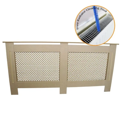 Image of MonsterShop Radiator Cover MDF Unfinished 1720mm