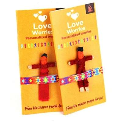 Image of Urban Guatemalan Worry Dolls Genuine Handmade Mayan Fair Trade Special Worries Love