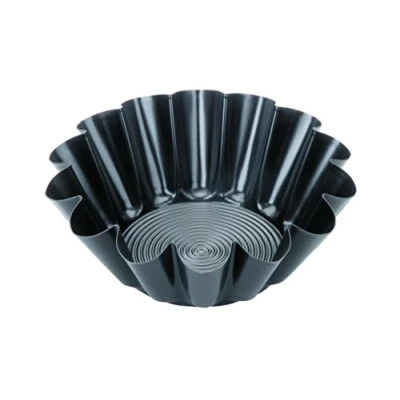 Image of Ibili Brioche Mould Moka 21 cm, rolled steel plate, Black, x 7 cm