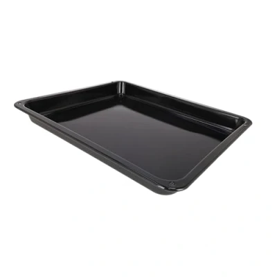 Image of sparefixd Grill Pan Enamel Baking Tray 426x360x42mm to Fit Electrolux Oven
