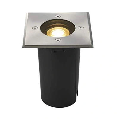 Image of SLV inground Light SOLASTO 120 / Spot for Terrace, Outdoor spot, recessed Garden, Floor GU10 IP67 6W Stainless Steel