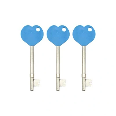Image of Radar Key Blue Top Comfort Grip for Phlexicare NKS Lock Pack of 3