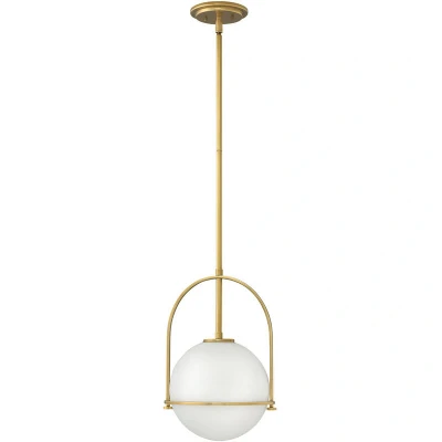 Image of Hinkley Somerset Globe Pendant Ceiling Light Heritage Brass