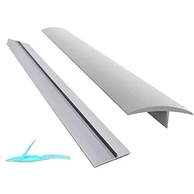 Image of Lengthened 25&#039;&#039; Silicone Stove Counter Gap Cover, The Heat Resistant Oven Filler Seals Gaps Between Stovetop and Counter, Easy to Clean, Gray