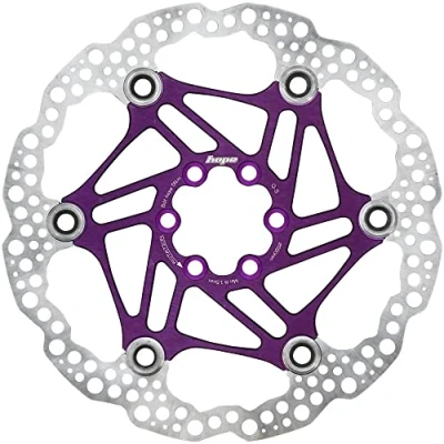 Image of Hope Floating Disc Brake Rotor (Purple, 160mm)