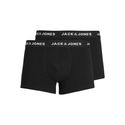 Image of Jack &amp; Jones Jacjon Trunks 2 PACK Trunks, Men&#039;s, Size: Large, Black