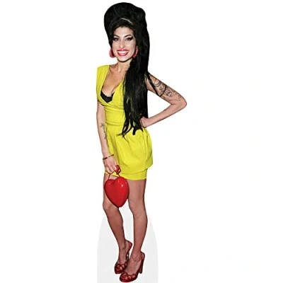 Image of Amy Winehouse (Yellow Dress) Life Size Cutout