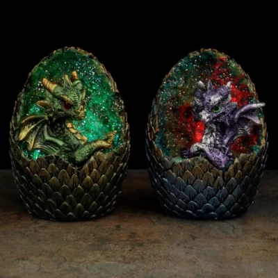 Image of Puckator Elements Baby Dragon LED Crystal Egg (1)
