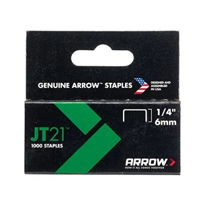 Image of JT21 T27 Staples 6mm (1/4in) Box 1000