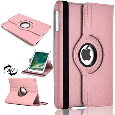 Image of TechDealsUK iPad 9th, 8th, 7th Generation 10.2&quot; (2019, 2020, 2021) 360 Rotating Stand Case Rotate Cover 10.2 (Baby Pink)