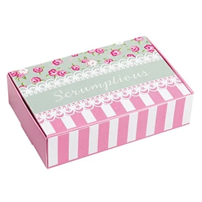 Image of Neviti Frills &amp; Spills Vintage Floral Wedding Cake Boxes 10 Pack