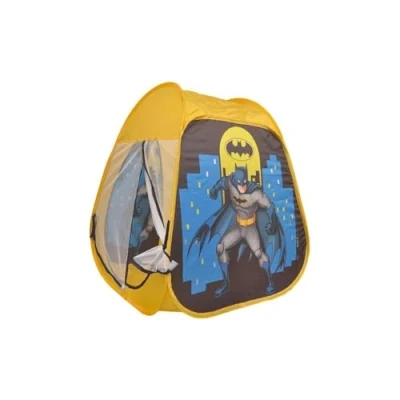 Image of Ciao E7214 Batman DC Comics play tent (80 x 80 90 cm) folding with pop up opening, Yellow, Black, Blue, One size