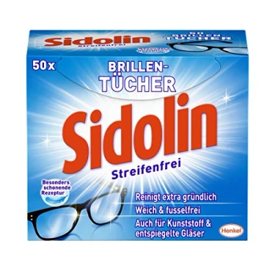 Image of Sidolin Glasses Cloths. Pack of 2. (2 x 50 piece)