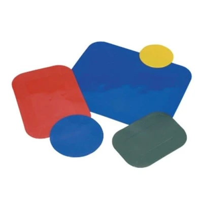 Image of DYCEM Non Slip Pad, Round 19 cm Diameter, Silver, Precut Adhering Grip Assistance, Toxic, Prevents Objects From Sliding or Rolling, Ideal for Cups, Plates, &amp; Eating Utensils