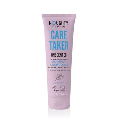 Image of Noughty 97% Natural Care Taker Shampoo, Fragrance Free and Soothing for Dandruff Prone Sensitive Scalps, with Bisabolol Oatmeal Extract, Sulphate Vegan Haircare 250ml