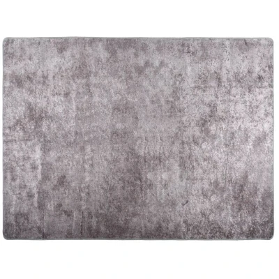 Image of vidaXL Rug Washable Grey 400x300 cm Anti Slip