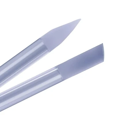 Image of Glass Cuticle Pusher by Bona Fide Beauty, 1Pc Blue Gentle Czech Manicure Stick for Remover, Long Lasting and Double Sided Reusable