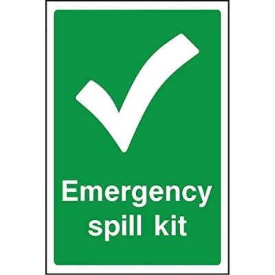 Image of Emergency Spill Kit Sign 1.2mm Rigid plastic 200mm x 150mm