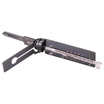 Image of Lock Pick Locksmith Tool for Yale Locks, 2 in 1 Picking and Decoder Tool, UK Door LockPick Kit (YALE 5 B)