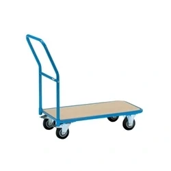 Image of VFM Economy Store Room Trolley 200kg Blue/Brown