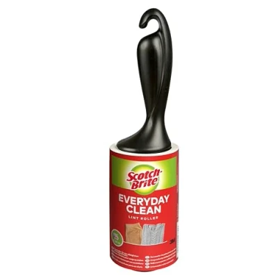 Image of Scotch Brite Everyday Clean Lint Roller 1 Roll 30 sheets 4,55 m Works Great on Pet Hair, Clothing, Furniture and More