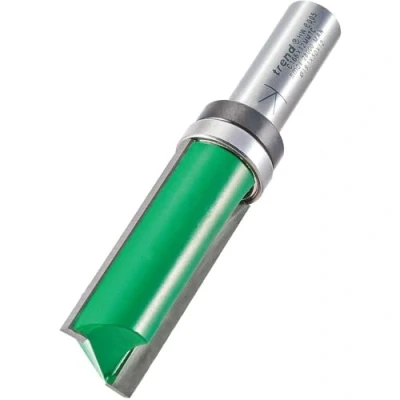 Image of Trend CraftPro Guided Profiler Router Cutter Bit, 12mm Shank, 19.1mm Cut Diameter &amp; 50mm Length, Tungsten Carbide Tipped, C166X12MMTC