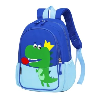 Image of CHERUBIC Toddler Backpack Waterproof Cute Cool Small Preschool Cartoon Bag For 2 3 Years Boys Girls